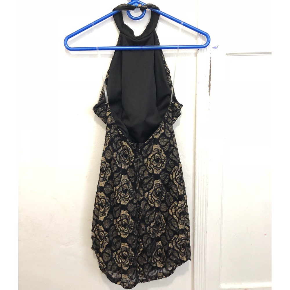 Gold Backless Dress - Picture 2 of 6